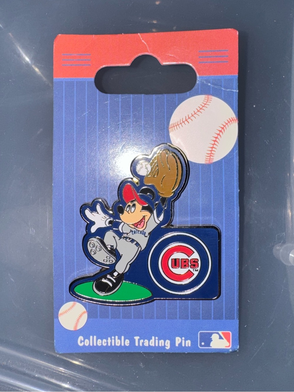 ⚾️Official Disney Pin - Chicago Cubs Baseball Mickey⚾️